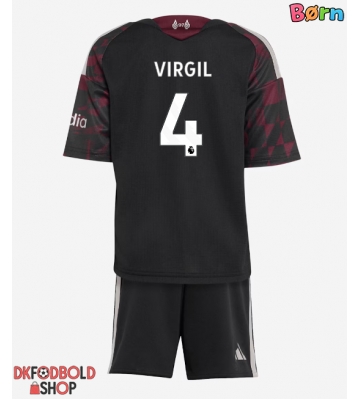 Liverpool Virgil van Dijk #4 Tredje trøje Børn 2026-27 Kort ærmer (+ korte bukser)